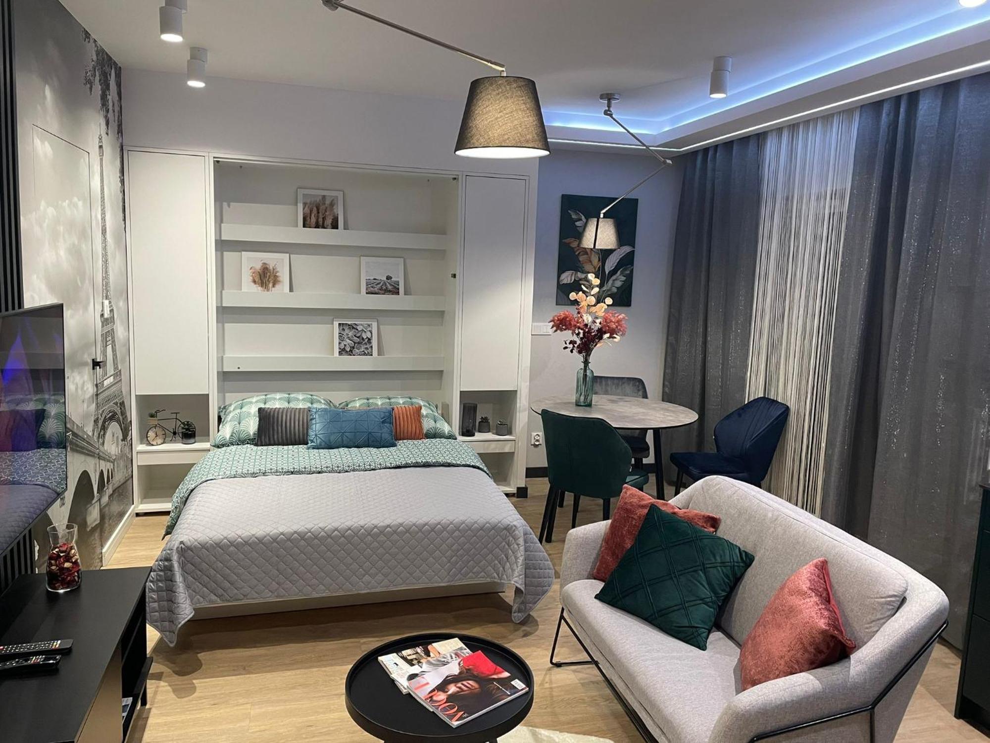 New Comfortable With Balcony And Sauna On Klimieckiego Street Apartament *